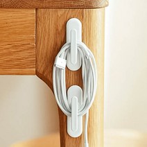 접착식 전선 케이블 정리 다용도 후크 걸이 2pcs 세트 고리 열쇠보관 벽 클립, 단품, 1