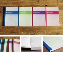 잘펴지는노트.2size.4color.낱권.줄노트, 1권, B5 30매