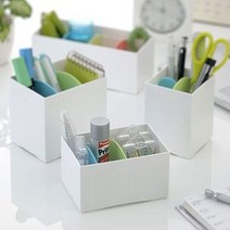 제이트리(일본직수입)다용도 문구 데스크 정리 수납함 정리대 책상오거나이져 소품 트레이 오거나이 오거나이저 화장대 화장품대+jaytreㄷ, 선택_클리어, 리드5