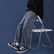 남자 와이드 핏 청바지 허벅돼 일자 통큰 통넓은 봄 가을 플라워 연예인 데님 팬츠 테이퍼드 HA2111313