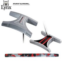 - 링크스 골프 자연 MM 센터 샤프트 퍼터 블랙 × 레드 LYNX NATURAL 【 내일 락 대응】, / [01] 34 인치
