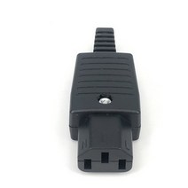 여행용 어댑터 플러그 돼지코 IEC320 C14 C15 AC PDU/UPS 유선 전원 콘센트 소켓 케이블 조립 전기 패널 설치 250V 10A, C13
