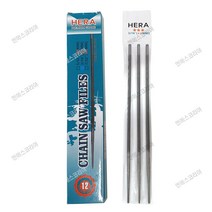 헤라 엔진톱용 둥근줄 야스리 3개셋트 4.0mm 4.8mm 5.5mm 체인연마 톱날연마기, 4.8mm-3개, 3개