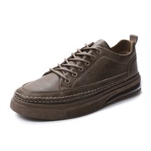 ROGBID 남성캐주얼화 레이스업보드화 통기성플랫신발