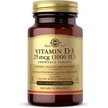 미국직구 솔가 Vitamin 자연유래 D3 100테블릿 1팩, 수량, 상세참조