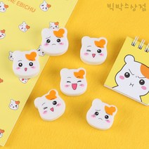에비츄 지우개 6입 1세트 캐릭터 잘지워지는 필기구 단체선물 학용품 수정 문구 팬시