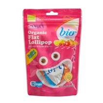 바이오모멘트 유기농 플랫 롤리팝 믹스, 65g, 1개