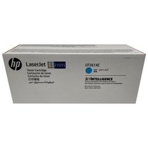 HP Color Laserjet Enterprise M553DN 정품토너 대용량 파랑 9500매 (CF361XC), 1개