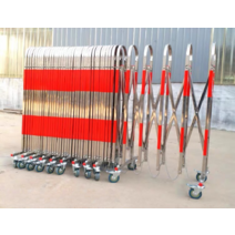 공사 현장 대문 주차장 바리케이트 접이식 휀스 울타리 휴대용 가드 레일, 1.1/8미터