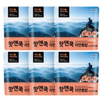 이지밥 핫앤쿡 라면애밥 나가사끼 짬뽕, 100g, 6개