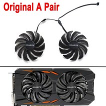 88mm t129215su 냉각 팬 기가바이트 geforce gtx 1050 1050ti 1060 1070 1070ti windforce oc gtx1650 650 슈퍼 그래픽 카, 협력사, 한 쌍
