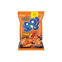 롯데 인간사료 스낵바 봉지 과자 오잉 75g 4봉 사무실다과 홈파티 1, 7개
