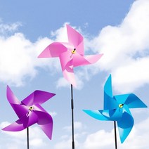 ms 민화샵 왕바람개비만들기세트 PVC재질 야외활동, 노랑