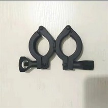 Sapper삽 마운트 브래킷 범용 자동차 지붕 바스켓 홀더 클램프 직경 2833mm 핸들 삽 스페이드 건 패들..., Black single