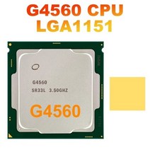 듀얼 코어 데스크탑 CPU 펜티엄용 마이닝 마더보드용 G4560 CPU 프로세서 및 써멀 패드 3MB 3.50Ghz LGA1151 B250 B250C, 01 Silver