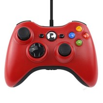 pc컨트롤러 무선 호환 휴대용 Xbox 360 유선 게임패드 지원 시스템 컨트롤 조이스틱 조이패드 XBOX360, 한개옵션1, 04 Red