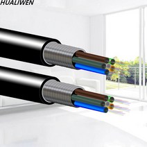 광 케이블 광섬유 야외 단일 모드 통신 기갑 광케이블 4 6 8 12 24 코어, 4core 9.0mm, 10m, 1개