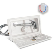 카라반 캠핑카 외부 샤워기 외부 수전 냉 온수 겸용 _ 999763EA, 쿠팡 본상품선택