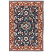 Kaleen 부분 러그 75.7cm x 100cm(2피트 5인치 x 3피트 9인치) 탠저린