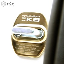 람앤클 더 K9 크롬 도어스트라이커 도어락 부식방지 몰딩 커버 도어체커 힌지커버 튜닝 용품, 블랙(1P)