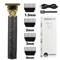 바리깡 이발기 전기 머리 깎기 충전식 면도기 수염 트리머 전문 헤어 무선 남성 절단기 razo, 09 BOX