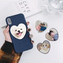 다데 스마트톡 거치대 핑거링 주문제작 그립 스트랩 DIY 제작 재료★jun☆a, ※­선택:01.일체형 그립톡-블랙▣, ※­선택:상품선택▣