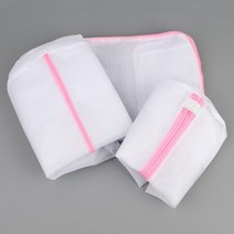 사각/원형 니트 손상방지 그물 빨래망 4개 튼튼한 기숙사 브래지어 이불, 원형 소