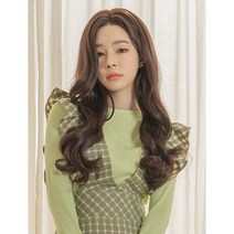가발나라 여자 수제 레이스 프론트 통가발 긴앞머리 레인펌 걸스홀릭, M-SIZE, 내츄럴블랙