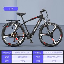 전기로드자전거 배터리 장착 전동 자전거 전기 접이식 모페드 자전거 모빌리티 유럽 미니 DWH, 4.통합 휠 A