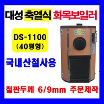 최신형 전자동 나무보일러 화목보일러 철판두께 4.5T // 주문 제작가능(6T/9T), DS-1100(축열식)4.5T