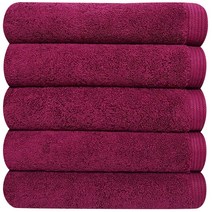 다주타올 노블 호텔수건 200g 30수 고급면사, 버건디, 5개