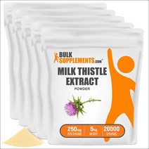BulkSupplements 밀크씨슬 밀크시슬 실리마린 파우더 5kg, 1개