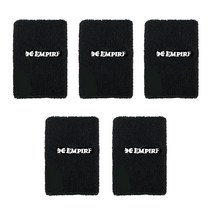 엠파이어 스포츠 손목아대 롱타입 땀흡수 땀흘림 방지 밴드 세트(5pcs), 검정