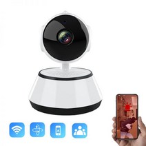 cctv 설치 추천 300000 픽셀 홈 와이파이 카메라 무선 IP 카메라 베이비 팬 틸트 원격 제어 양방향 나이트 비전 CCTV, 02 US with 32G Card
