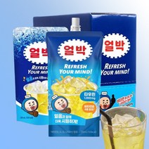 [동아제약] 얼박 얼음에 타먹는 박카스 10개입 피로회복제, 얼박 스탠드형(210ml X 10개입)
