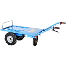 농업용 수레 전기 삼륜 트롤리 밀차 끌차 카트 일륜차, 전기두꺼운이중휠+테일휠(배터리없음)드럼브레이크