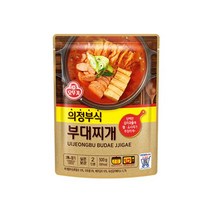 오뚜기 의정부식 부대찌개 국물요리 캠핑음식 간편식 500g 1개 간단요리 밀키트