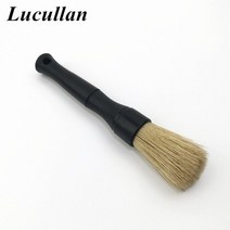 크롬휠복원 크롬붓페인트 Lucullan-자동차 대시 보드 휠 그릴 엠블럼 청소용 슈퍼 고밀도 내추럴 Boar 프리, 01 1PC 16CM S, 1PC 16CM S