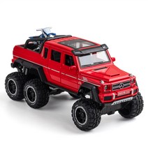 BENZ 벤츠 G63 AMG 6X6 6륜 지바겐 G바겐 SUV 1대28 자동차 미니카 모형 다이캐스트 청년K쇼핑, 레드