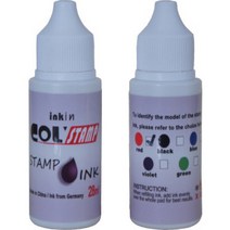 [KT알파쇼핑]콜스탬프불변스탬프잉크(녹색)