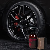 하나용품 차량용 타이어세정광택제 500ML+타이어패드 1개/더뉴k7프리미어 k5 DL3 올뉴k3 K8 K9 말리부 크루즈 쏘렌토MQ4 카니발 모닝 카렌스 스포티지QL NQ5