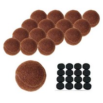 감성리빙 고급형 테니스공 의자 발커버 16p + EVA 부착패드 16p, 브라운, 1세트