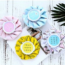 석기스토어 [ 휴대가 간편한 귀여운 아이스팩 ], (대) - 핑크 땡땡이