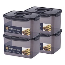 락앤락 김치통의 정석 숨쉬는 김치통, 4개, 4.5L