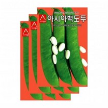 (아시아종묘/작두콩씨앗)아시아 백도두 작두콩(5립x3), 3개