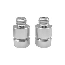꾹미 토탈스테이션 토탈 스테이션 프리즘 폴 GPS용 알루미늄 스틸 어댑터 GNSS RTK 30mm 5/8x11 스레드 2, 한개옵션0