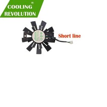 무동력팬 ZOTAC GTX980Ti AMP EXTREME 그래픽 카드 냉각 팬용 새 원본 GA92S2U DC12V 046A, 02 Short line 1PCS
