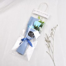 라이징 데일리 비누꽃 꽃다발 인테리어 장식 소품, 헤네시 블루