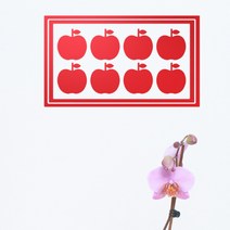 현관스티커 북유럽소품 세트-07 반-A타입 옷가게인테리어