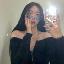 VANANA2 데일리 캐주얼 빈티지 유니크 힙한 레트로 선글라스